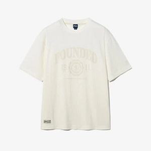 [휠라]휠라반팔티 KQC FS2RSH2113X-OWH 피그먼트 워싱 반팔티