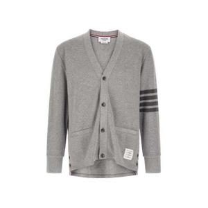 톰브라운 텍스처드 4바 가디건 그레이 남성 MJT554A J0248 050