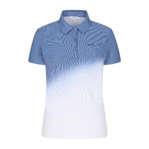 핑골프반팔티 NQC 121E2TO552_BL 여성 그라데이션 카라 반팔 티셔츠