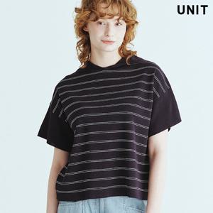 [유닛] 네이비 바스 니트 후드 풀오버 UFLKHO225N-95