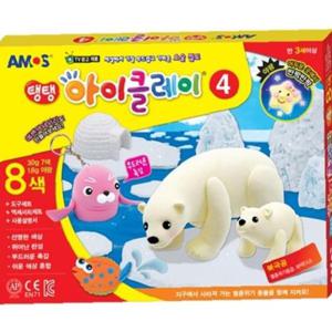 아모스 탱탱아이클레이4 8색30G 점토 (1개)