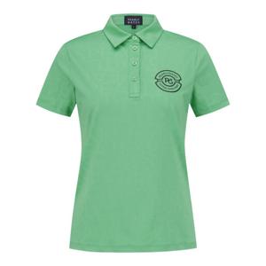 파리게이츠골프반팔티 NQC 522D2TS952_GN 여성 앰블럼 로고 프린트 칼라 반팔 티셔츠