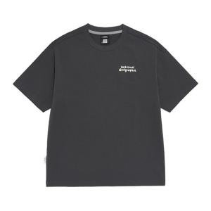 내셔널지오그래픽 N262UTS903 소로나 쿨 메이즈 세미오버핏 반팔 티셔츠 GREY