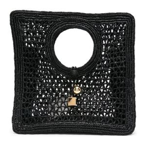 자크뮈스 스퀘어 컷아웃 핸들 라피아 토트백 BAW00421AW0 05139