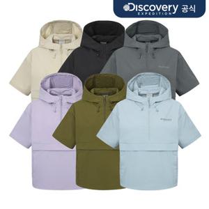 [디스커버리] 프레시벤트 여성 폴튼 트레이닝 반팔 아노락 6종 택1