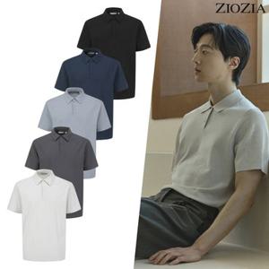 [백화점][리얼지오지아]지오지아[5컬러] 냉감 소로나 버튼 카라티 ADF2TT1901