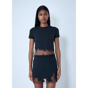 26 SS 디젤 여성 T 인레이 티셔츠  dsl0261013blk