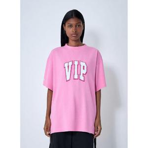 26 SS 발렌시아가 여성 로고 모티프 티셔츠 bal0261015pin