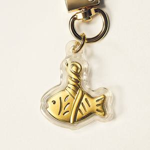 수앤진골드 액막이 명태 키링 24K 순금 0.02g