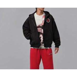 나이키 조던 플라이트 클럽 플리스 M 풀집 니트 스웻셔츠 BE3 IF1810 010