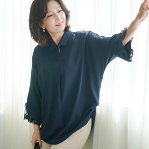 [쉬즈마담]T56193 맥 리본레스 가오리 블라우스/엄마옷/마담옷