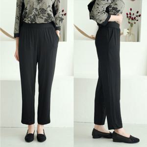 [쉬즈마담]P91457 야들야들 인견 밴딩팬츠/특허등록 풍기인견