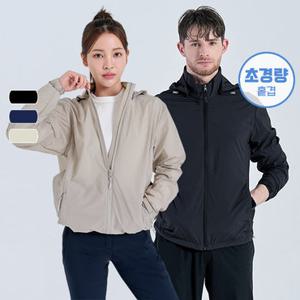 [앵콜특가] 남여공용 홑겹 초경량 소프트 터치 주머니 패커블 바람막이 3COLOR MVJ4162