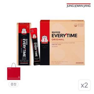 정관장 에브리타임 오리지널 10ml x 30포 x 2박스 x 쇼핑백2장