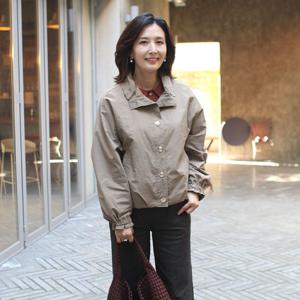 [쉬즈마담]J31596 만두카라 가오리핏 자켓 50대 엄마옷