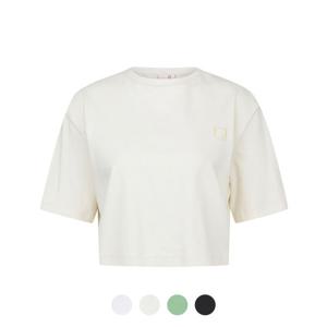 [앤드지][앤드지] 여성 보트넥 크롭 반팔티_BLD2TR2502