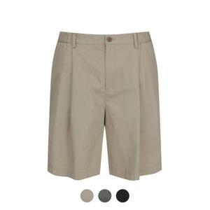 [앤드지][앤드지] 핀턱 코튼 히든밴딩 치노 쇼츠_BZD2PH1102