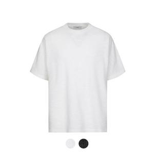 [앤드지][앤드지] 돌먼 슬리브 크루넥 반팔티_BZD2TR1104