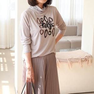 [쉬즈마담]T57282 버터크림 보들 망사폴라 60대 엄마옷