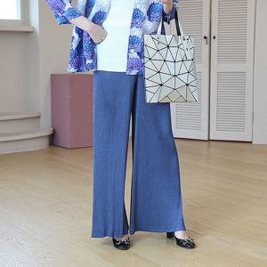 [쉬즈마담]P91995 핏예술 실켓터치 옆트임 플리츠 팬츠 엄마옷