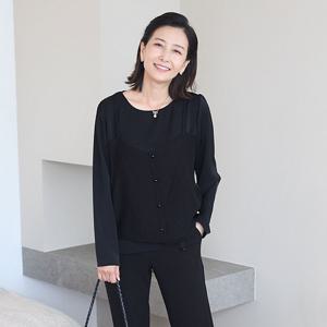 [쉬즈마담]T57401 뷔스티에 블라우스 50대 60대 엄마옷