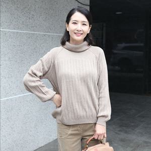 [쉬즈마담]T57414 입체라인 터들폴라니트 50대 70대 엄마옷