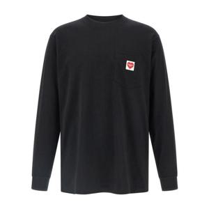 칼하트 WIP 포켓 롱 슬리브 티셔츠 I035300 1V2XX BLACK RED DOM