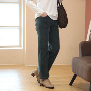 [쉬즈마담]P92029 벨벳터치 면 일자팬츠 50대 엄마옷