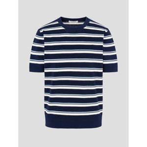 [빈폴멘] 스트라이프 라운드 니트  네이비 (BC6351C34R)