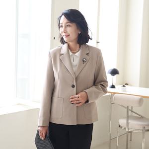 [쉬즈마담]J31792 로아 투버튼 스판 정장자켓 50대 엄마옷
