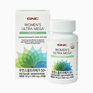 [지앤씨][GNC] 우먼스울트라메가 50+ (1,550mg x 60정 / 1개월분)