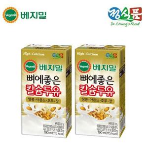 [베지밀]베지밀 뼈에좋은 칼슘 두유 아몬드호두잣 190mlx80팩