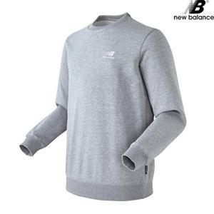뉴발란스 NBNCB21043-GR 스몰로고 남녀공용 긴팔티 맨투맨