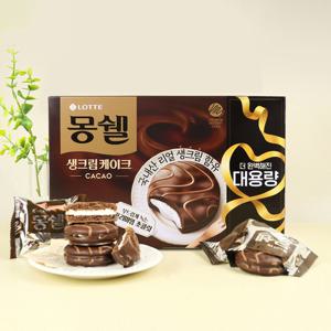 롯데제과 몽쉘 생크림케이크 카카오 대용량패키지 816g