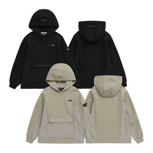 내셔널지오그래픽 키즈 K233UHD940 우븐 배색 후드 2종택 1