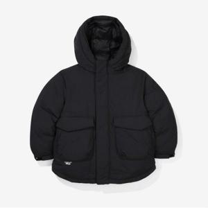 [휠라키즈] 클라우드 숏 후드 다운 (FK2DJF4107X_BLK)