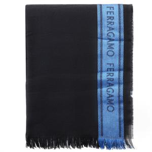 페레가모 로고 스카프 190 다크그레이 520094 762292