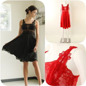 [비너스 란제리] 23FW화려한 플라워 레이스 실키 새틴 풀슬립 (VFS1685) VFS1685Z0000