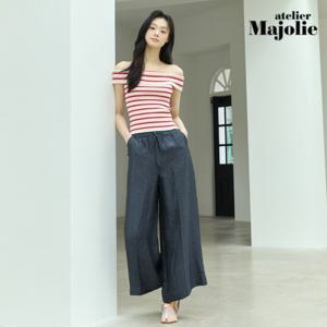 아뜰리에마졸리 크러쉬드 아세테이트 팬츠 2종 [런칭 가격 89,900원]