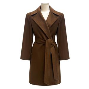 [막스마라] TIGRE 티그레 벨티드 울 코트/브라운/2360161733 056