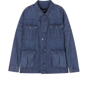 [버커루]남성 카라 4포켓 데님 필드 자켓(B245DJ101P)