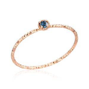 [비앤비골드] 14K 청다이아 금사 컷팅 텐션링 반지 NPR21633