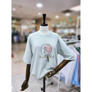 스테파니 세이브존08 6부 소매 앵무새 티 A24TS4206