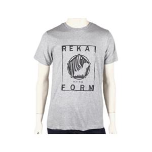 [카이아크만] 박스 오각형 프린트 티셔츠(KPBTS026U0_MG)