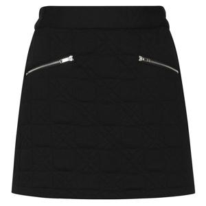 [핑골프][양말증정]여성 자가드 지퍼 포켓 큐롯 스커트 121D1PC181_BK