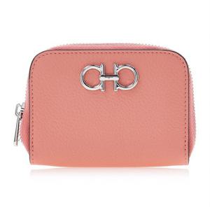[페라가모] 여성 간치니 집 어라운드 카드지갑 22 0406 CORALLO