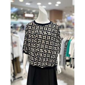 소고 세이브존01 단추 포인트 프린트 블라우스 AK2BA17