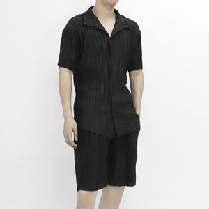 [스콰즈]스콰즈 셋업 캐주얼 쿨링 플리츠 셔츠 팬츠 SBN118