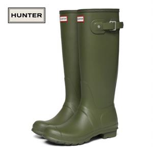 [헌터] 우먼스 오리지널 톨 레인부츠 올리브 리프 WFT1000RMA-OVL