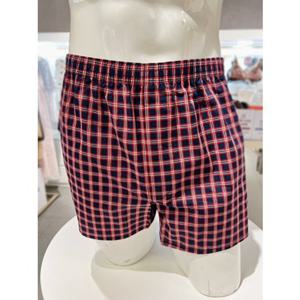 [바바라] AMT4401T 레드네이비 체크 아사면 남성 트렁크팬티 AMT4401T